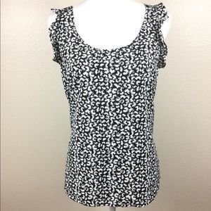 Elle Black racerback tank top